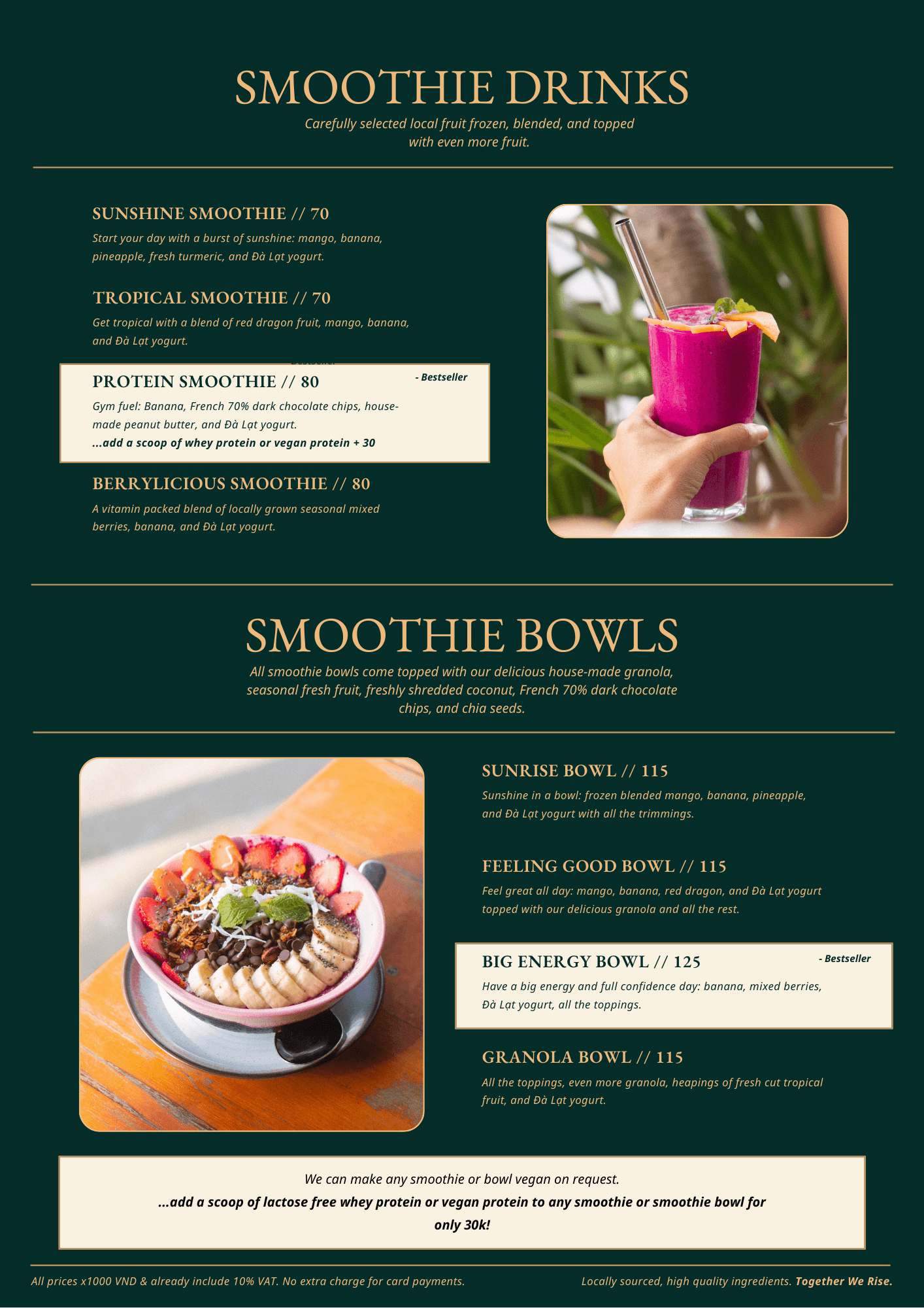 Menu Page 3