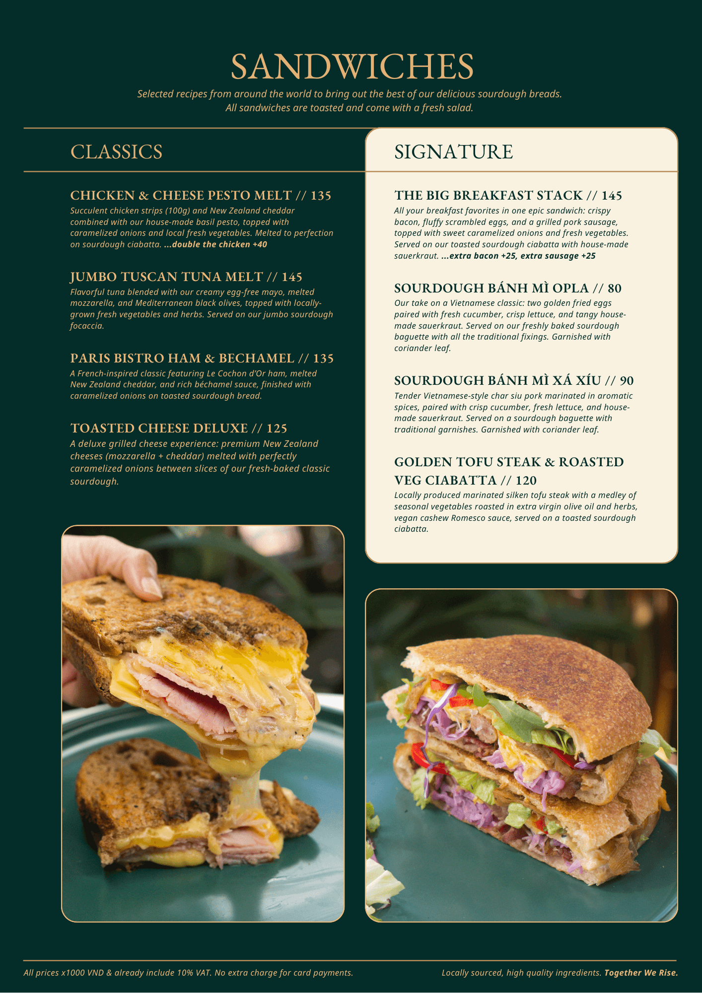 Menu Page 5